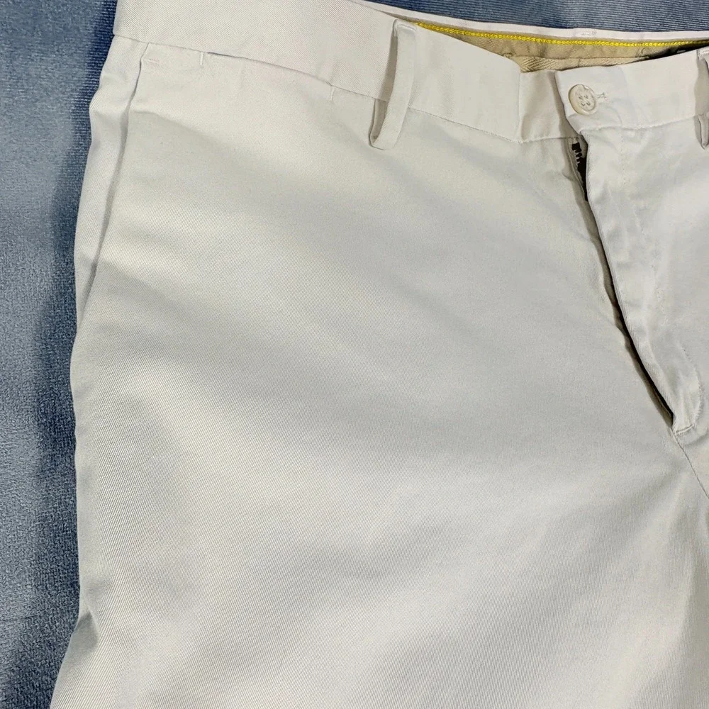 BR Banana Republic Pants Mens 36x32 Beige Tapered Fit Chino RMC Preppy‎ Academia